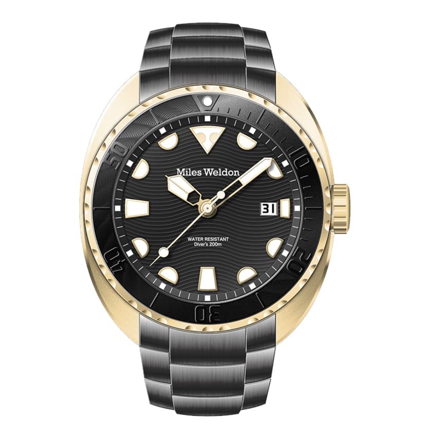 Gold Men's Stainless Steel Watch