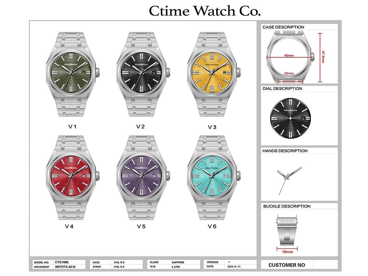 Watches Digital Rendering and Watches Prototyping 3