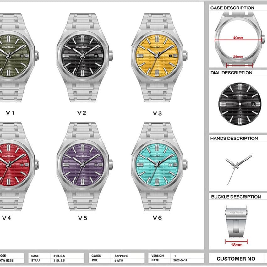 Watches Digital Rendering and Watches Prototyping