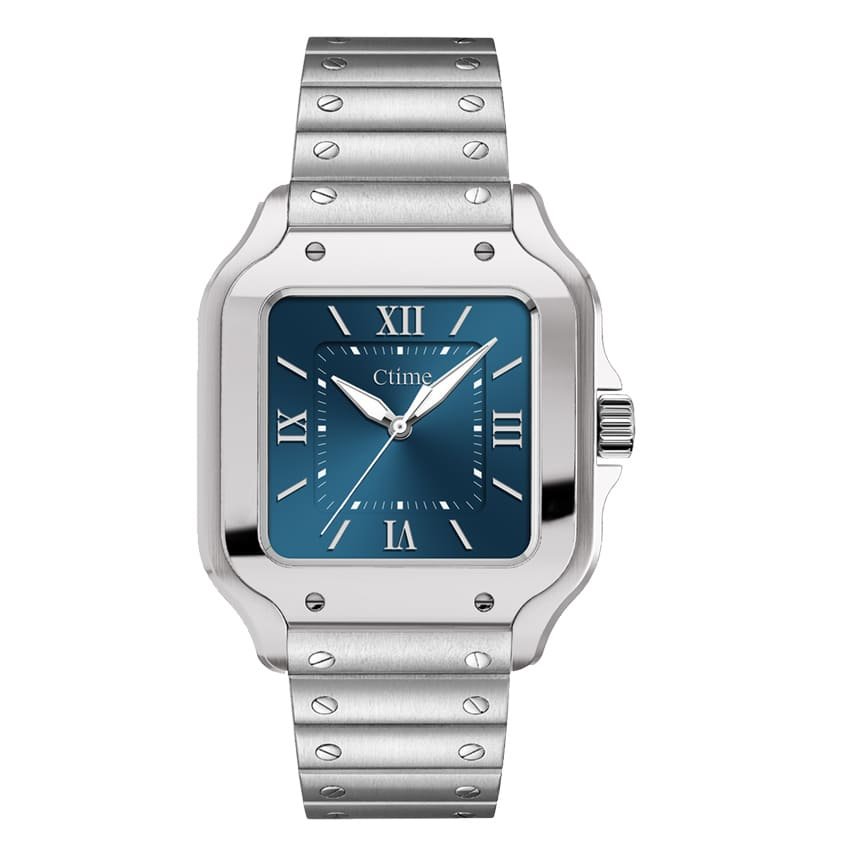Square Watch Classic mens Mechanical Top Quality luxury brand Watch For Men