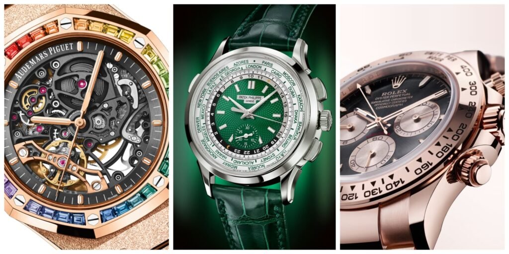 Top 3 Luxury Brand Watches (Image from online)