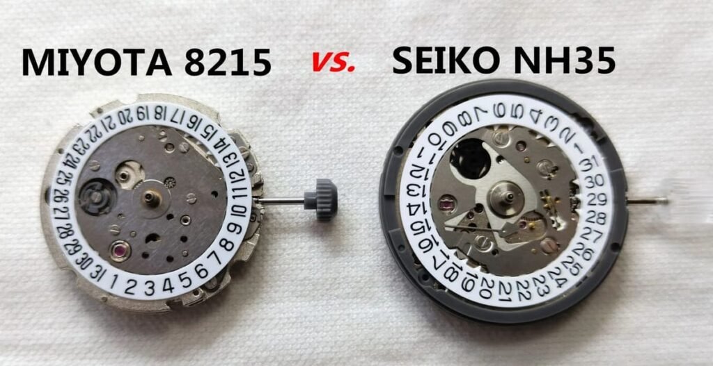 nh35 movement vs miyota 8215 movement